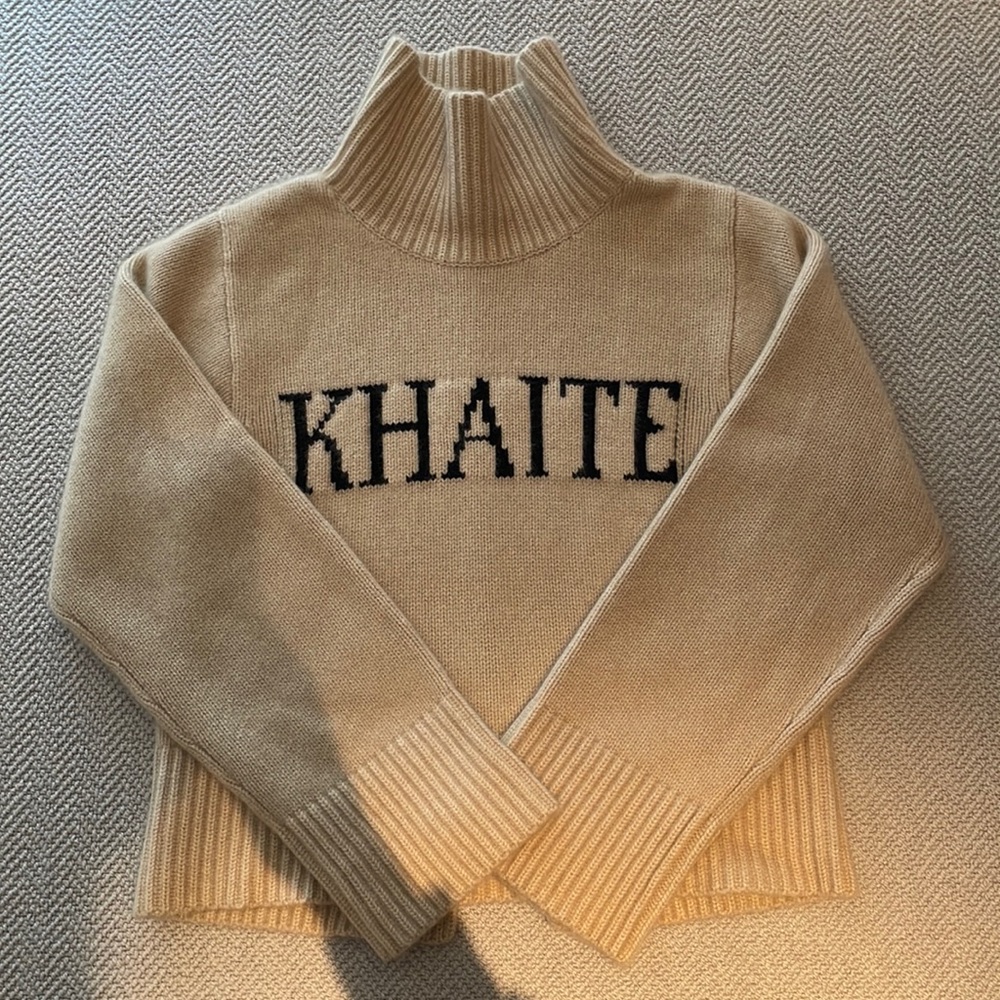 Khaite Cashmere Turtleneck Sweater, excellent condition, worn 1-2x